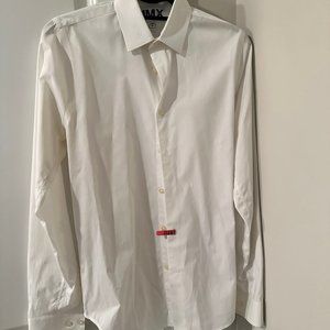 Express Mens 1MX Extra Slim Dress Shirt - White